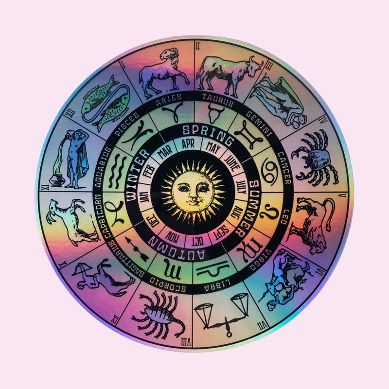 “The Zodiac” Holographic Sticker