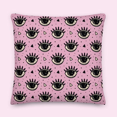 “Eye-magine” Velveteen Pillow