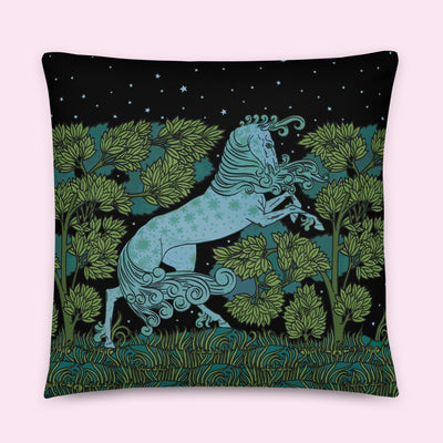 “Equine Magic” Poly-Linen Pillow