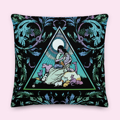 “Animal Lover” Poly-Linen Pillow