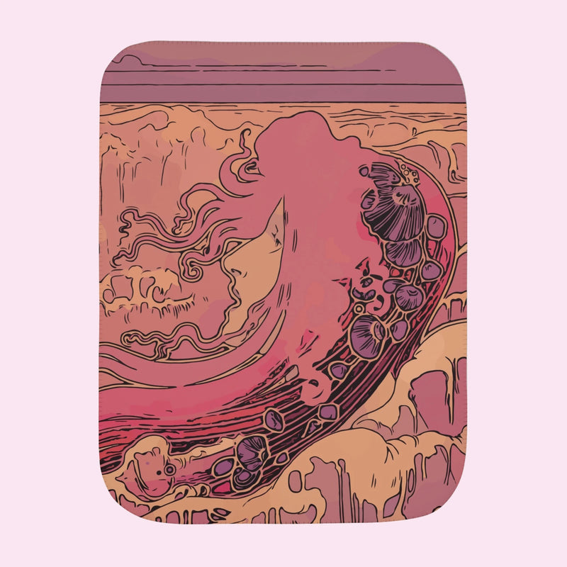 “Aphrodite” Wooly Fleece Blanket