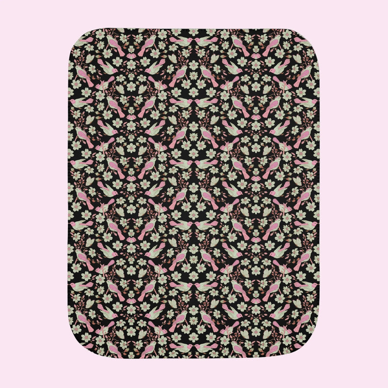 “Birds of a Feather” Wooly Fleece Blanket