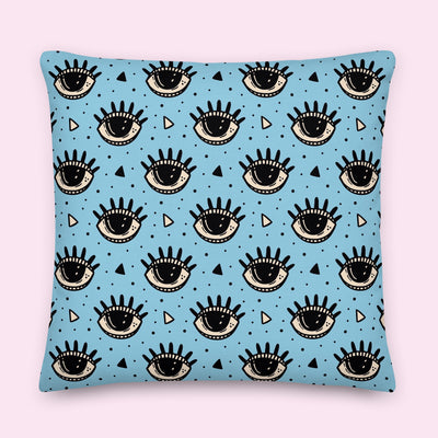 “Eye-magine” Velveteen Pillow