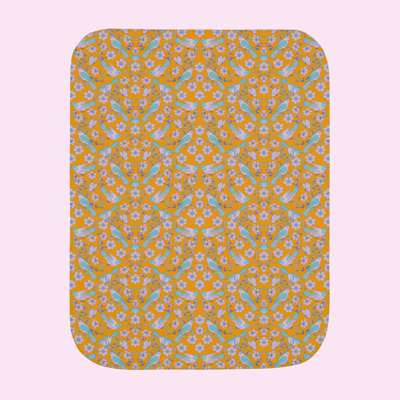 “Birds of a Feather” Wooly Fleece Blanket