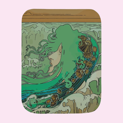 “Aphrodite” Wooly Fleece Blanket