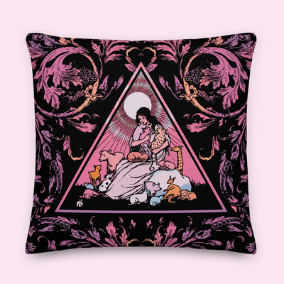 “Animal Lover” Poly-Linen Pillow