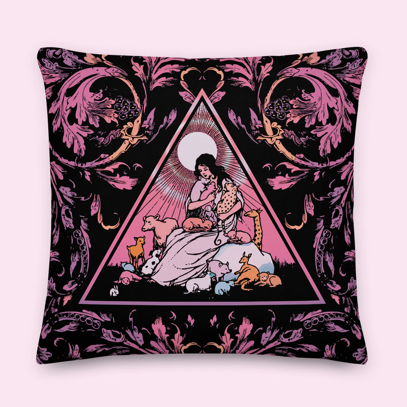 “Animal Lover” Poly-Linen Pillow