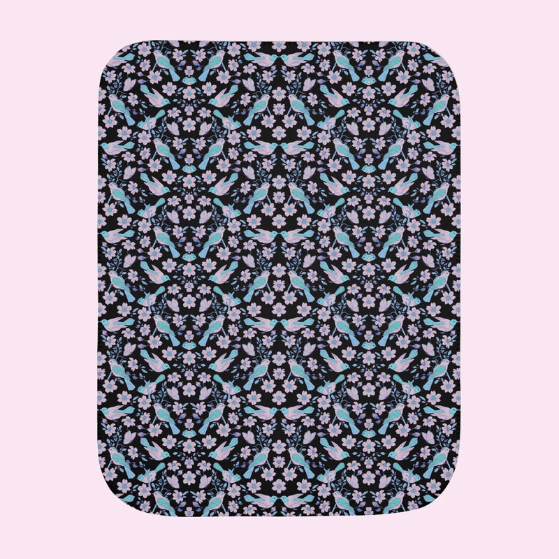 “Birds of a Feather” Wooly Fleece Blanket
