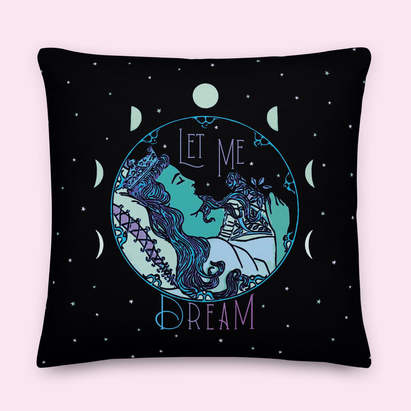 “Let me Dream” Poly-Linen Pillow