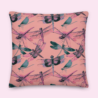 “Flight of the Dragons” Velveteen Pillow