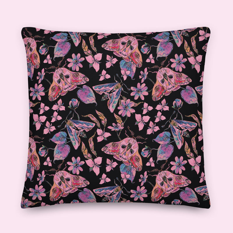 “Moth-er Nature” Poly-Linen Pillow