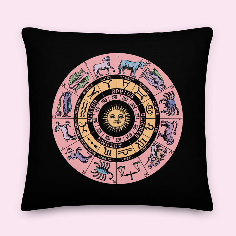 “The Zodiac” Velveteen Pillow