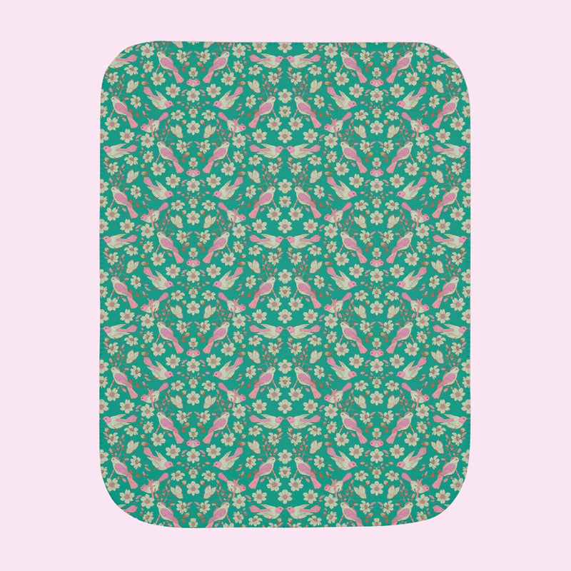 “Birds of a Feather” Wooly Fleece Blanket